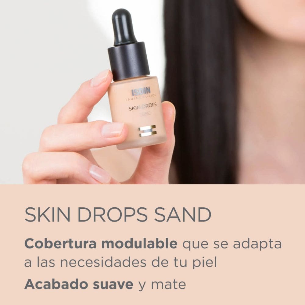 Isdinceutics Skin Drops Maquillaje Fluido Tono Sand x 15ml