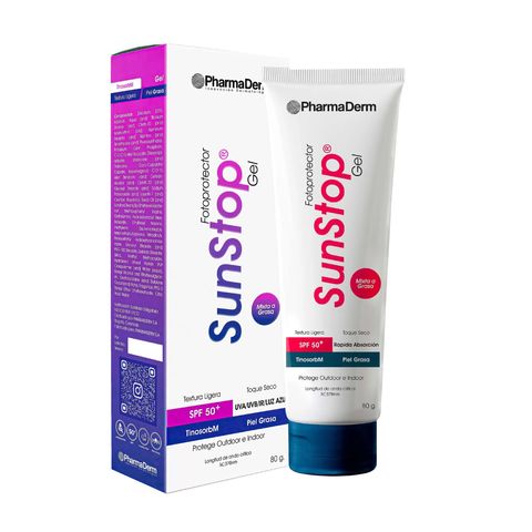Pharmaderm Fotoprotector Sunstop Gel SPF 50+ x 80g