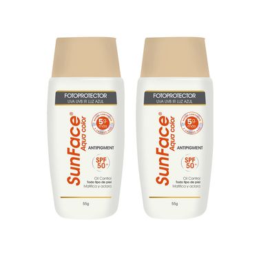 Skindrug Sunface Aqua Color 2 un. 20% dcto