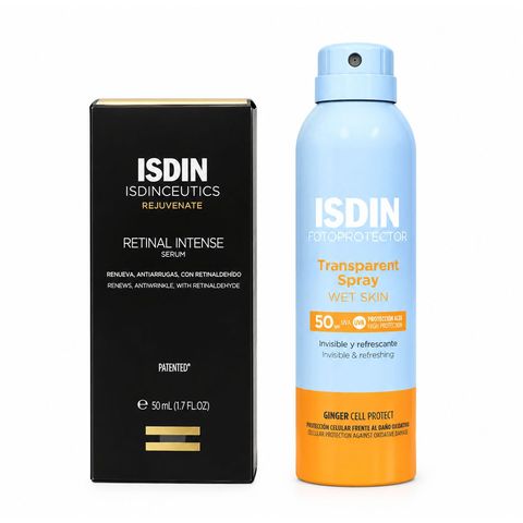 Isdin Retinal Intense Serum x 50ml Gratis: Fotoprotector Transparent  Wet Skin SPF50 x 250ml